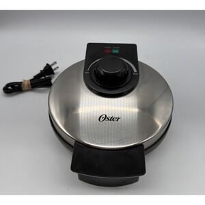 Oster 8" Belgian Waffle Maker Stainless Steel Temperature Control CKSTWF1-DM